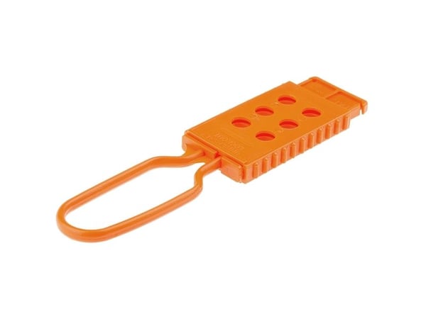 Brady, ei-johtava nailonlukitusjärjestelmä (nailonvarsi), oranssi, max. 6 lukolle (1 kpl) (236916)