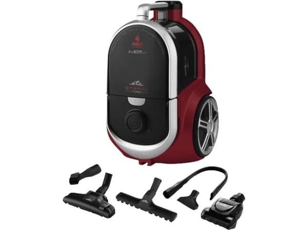 ETA Stormy Turbo 3517 90000 - Støvsuger - kanister - uten pose - sort / rød