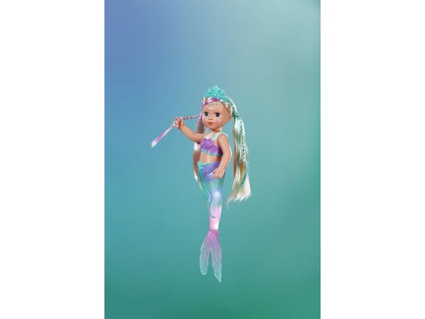BABY born @ Mermaid 43cm, Babydukke, Hunkjønn, 3 år, Gutt/Jente, 430 mm, Flerfarget