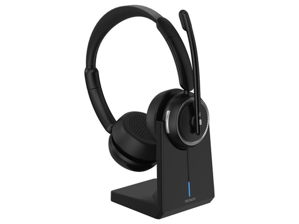 DELTACO HL-100 - Headset - fullstorlek - kabelansluten