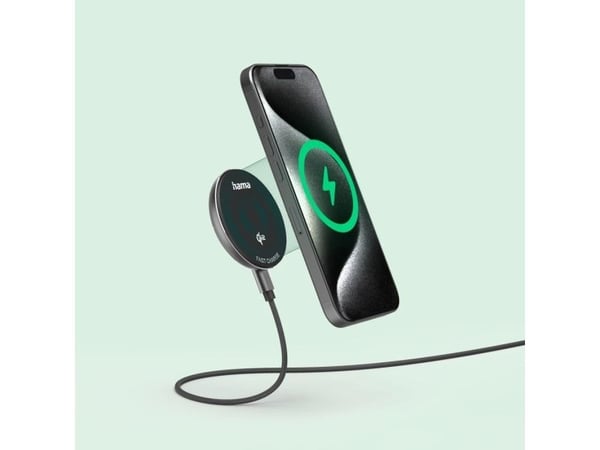 Hama 00201735, Innendørs, USB, Trådløs lading, Svart