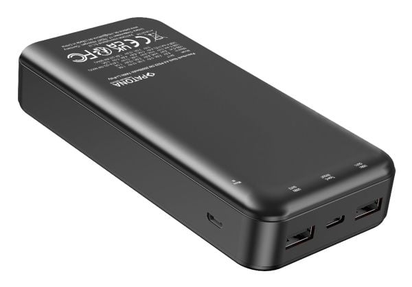 PATONA 9417, 20000 mAh, Lithium Polymer (LiPo), Power Delivery, Quick Charge 3.0, 3,7 V, Sort