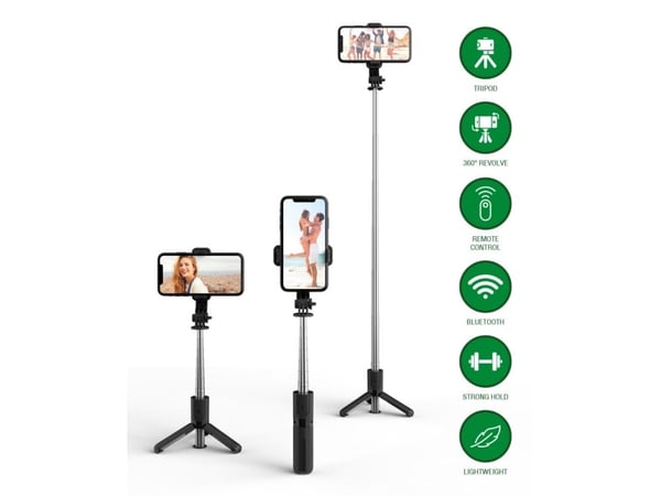 4smarts 541636, Smarttelefon, Sort, Alle merker, Akrylonitril-butadien-styren (ABS), Rustfritt stål, 360°, 10 m