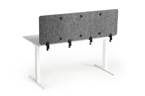 DURABLE sammenleggbar borddeler 1,60 m PET-filt/50 cm skjermhøyde