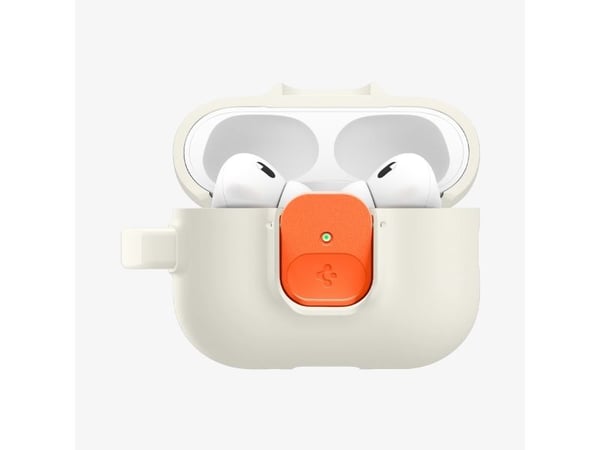 Spigen Nano Pop, Etui, Polykarbonat (PC), Silikon, Termoplastisk polyuretan (TPU), Beige, Oransje