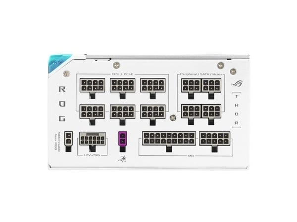ASUS ROG ROG Thor Platinum III - White Edition - strømforsyning (intern) - ATX12V 3.1 - 80 PLUS Platinum - Cybenetics Platinum - AC 100-240 V - 120...