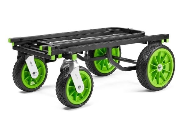 Gravity CART L 01 B, Stål, Transportvogn, Sort, Grønn, 170 kg, Solide hjul, 4 hjul
