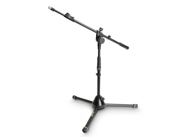 Gravity GMS4222B, Varsimikrofonin teline, Kolmijalkateline, musta, Terästä, Sinkki, 51 cm