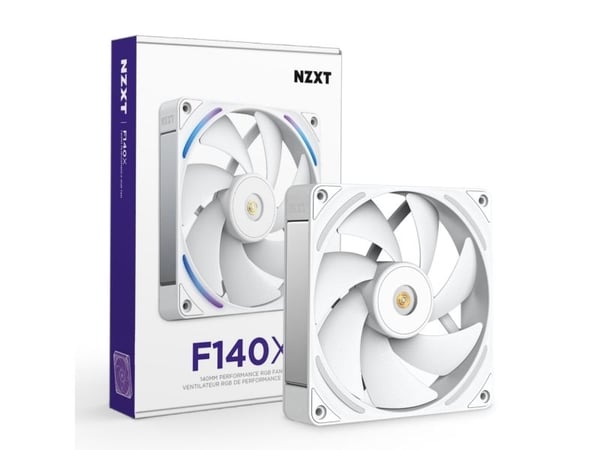 NZXT F140X, Vifte, 14 cm, Hvit