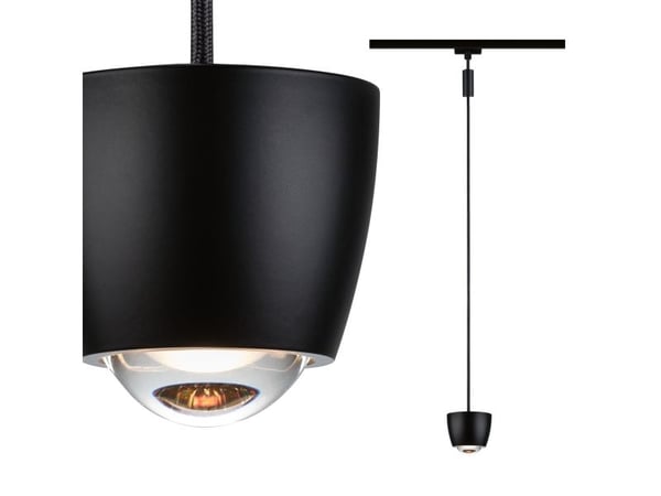 Paulmann Tyros, LED, Glödlampan/-lamporna kan inte bytas ut, 200 LM, IP20, Svart
