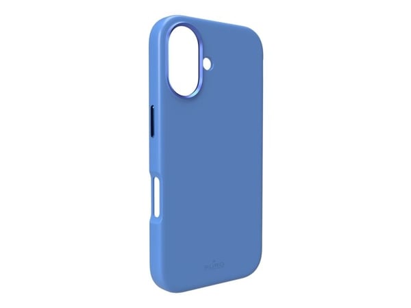 Puro Icon Mag Mag Pro MagSafe silikonikotelo iPhone 16:lle - sininen