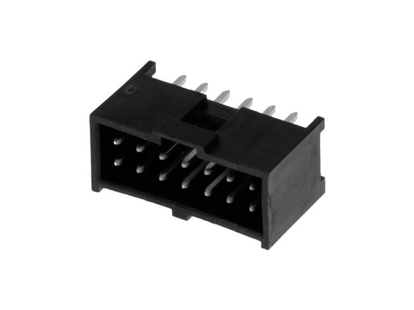 Molex 901301114 stiftlist med låsfunktion, raster 2,54 mm, totalt antal poler 14, 2 rader, 1 st tray