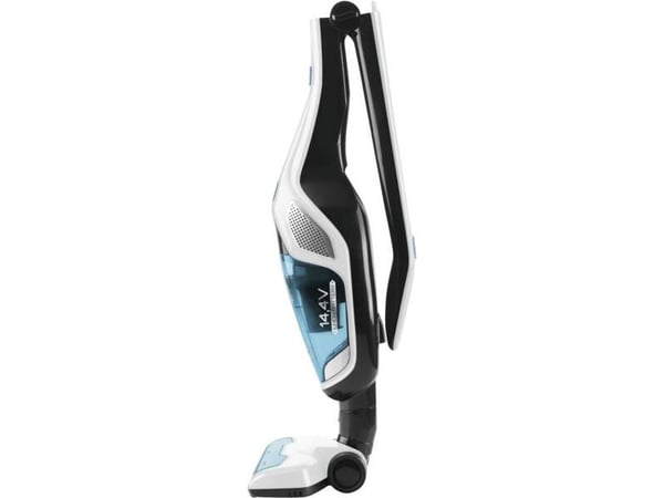 ETA Dasty AquaPlus 3447 90010 - Støvsuger - pinne/håndholdt (2-i-1) - uten pose - uten kabel - hvit/blå inkludert lader