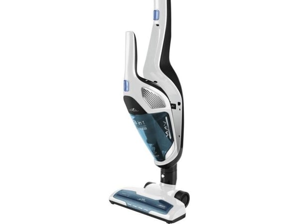ETA Dasty AquaPlus 3447 90010 - Støvsuger - pinne/håndholdt (2-i-1) - uten pose - uten kabel - hvit/blå inkludert lader