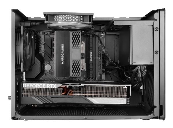 Mars Gaming MC-XPRO, Mini Tower, PC, Sort, Micro ATX, Mini-ITX, Netting, Hjem/Kontor