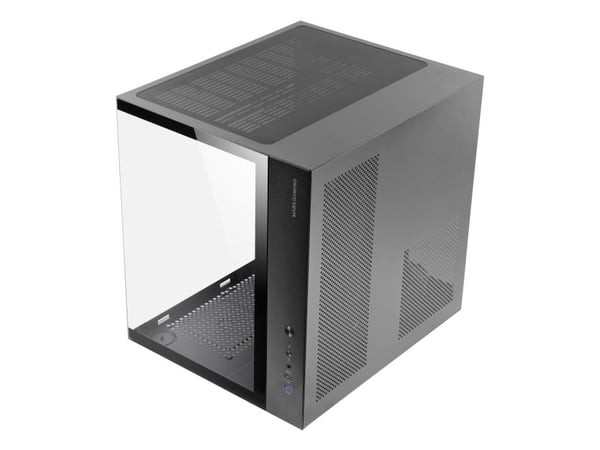 Mars Gaming MCV-ONE, Midi Tower, PC, Svart, ATX, Micro ATX, Mini-ITX, Stål, Herdet glass, Spilling