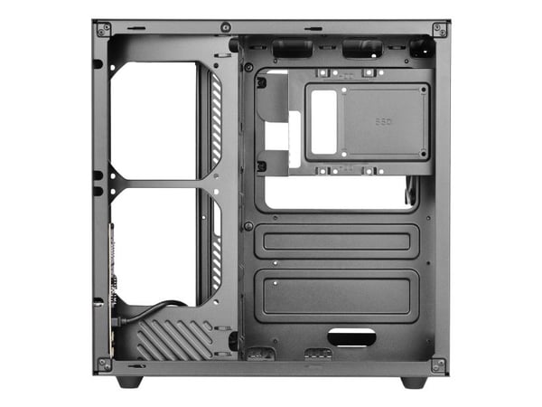 Mars Gaming MCV-ONE, Midi Tower, PC, Svart, ATX, Micro ATX, Mini-ITX, Stål, Herdet glass, Spilling