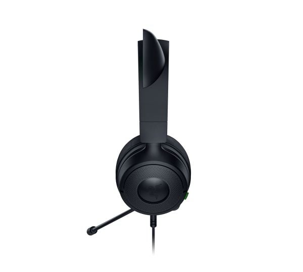 Razer Kraken Kitty V3 X - Hodesett - full størrelse - kablet - 3,5 mm jakk - lydisolerende - svart