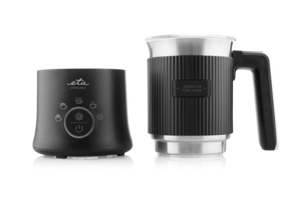 Eta Cremeo, Automatisk melkeskummer/varmer, Svart, Rustfritt stål, 0,35 l, Rustfritt stål, Berøringskontroll