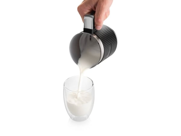 Eta Cremeo, Automatisk melkeskummer/varmer, Svart, Rustfritt stål, 0,35 l, Rustfritt stål, Berøringskontroll
