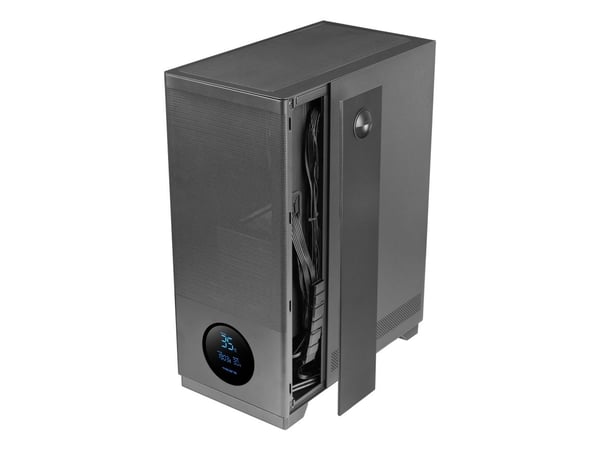 Tacens 2SAGITTA20, Midi Tower, PC, Svart, ATX, Micro ATX, Mini-ITX, Stål, Herdet glass, Spilling