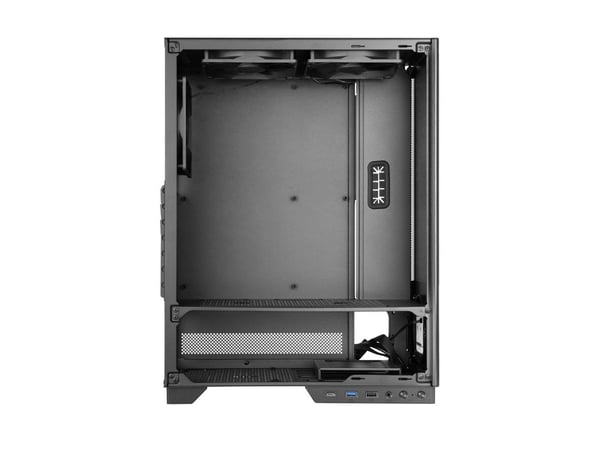 Tacens 2SAGITTA20, Midi Tower, PC, Svart, ATX, Micro ATX, Mini-ITX, Stål, Herdet glass, Spilling