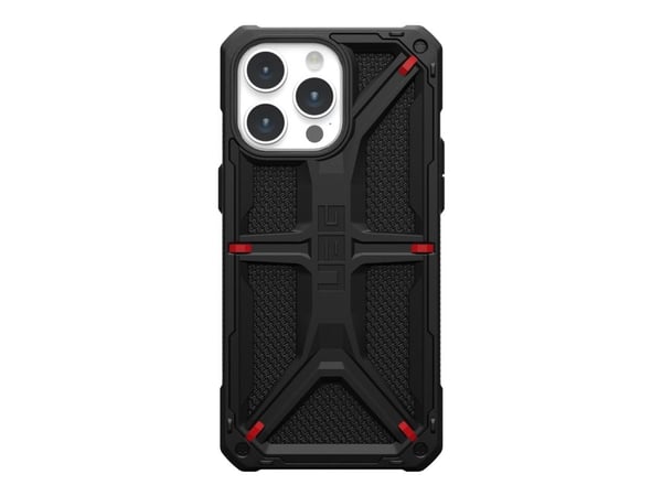 UAG Rugged Case for Apple iPhone 15 Plus [6.7-inch] - Monarch Kevlar Black - Baksidedeksel for mobiltelefon - DuPont Kevlar - kevlarsvart - for App...