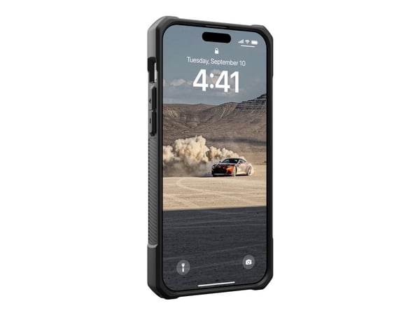 UAG Rugged Case for Apple iPhone 15 Plus [6.7-inch] - Monarch Kevlar Black - Baksidedeksel for mobiltelefon - DuPont Kevlar - kevlarsvart - for App...