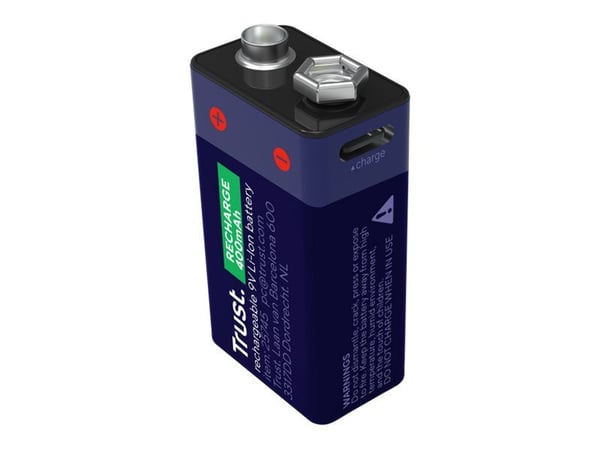 Trust - Akku - USB-C 9V - Li-Ion - 400 mAh - 4.44 Wh - sininen - sininen Trust - Akku - USB-C 9V - Li-Ion - 400 mAh - 4.44 Wh - sininen - sininen