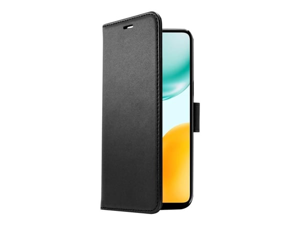 Screenor Smart - Lommebok for mobiltelefon - økolær, termoplast-polyuretan (TPU) - svart - for Honor X5c Plus
