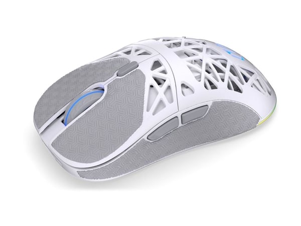 Endorfy LIV Plus - Mus - optisk - trådløs - Bluetooth, 2.4 GHz - USB trådløs mottaker - onyx white