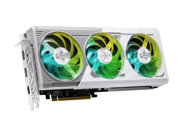 ASRock Radeon RX 9060 XT 16 GB Steel Legend OC-grafikkort - 16 GB GDDR6, 2x HDMI, 2x DP