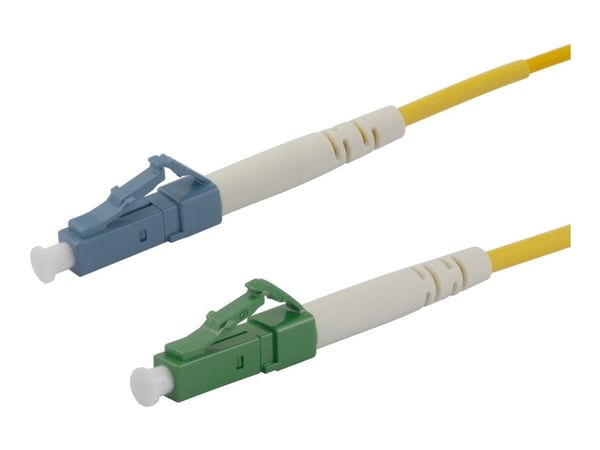 DELTACO - Nettverkskabel - LC/UPC-enkeltmodus (hann) til LC/APC-enkeltmodus (hann) - 4 m - 4 m - fiberoptisk - simpleks - G.657.A2/OS2 - halogenfri...