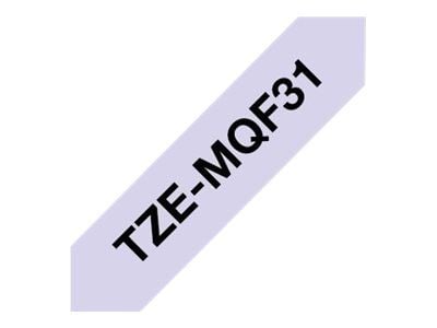 Brother TZe-MQF31 - sort på pastelilla 12mm x 4m