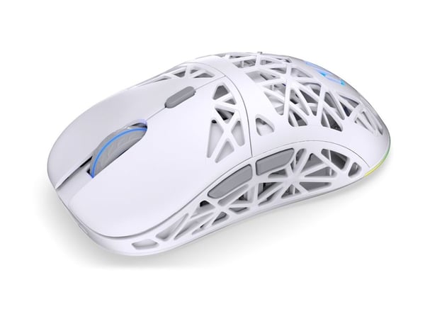 Endorfy LIV Plus - Mus - optisk - trådløs - Bluetooth, 2.4 GHz - USB trådløs mottaker - onyx white