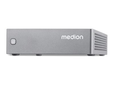 Medion 10025653 MD35340 NUC N100 Slim Barebone PC, Wi-Fi, ei RAM-muistia, ei käyttöjärjestelmää