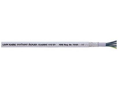 Lapp ÖLFLEX CLASSIC 110 CY, Mellanspänningskabel, Grå, Transparent, Polyvinylklorid (PVC), Polyvinylklorid (PVC), Koppar, 0,5 mm²
