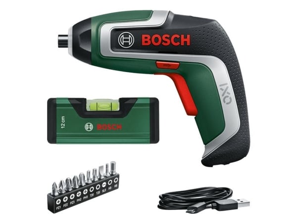 Bosch IXO 7, Skrupistol, Pistolhåndtak, Hurtigutløsende chuck, Sort, Grønn, 235 RPM, 3 Nm