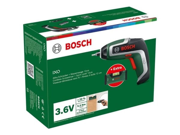 Bosch IXO 7 + 32-osainen bittisarja laatikko