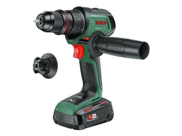 Bosch 0 603 9E2 001, Skrupistol, Pistolhåndtak, 1/2", Hurtigutløsende chuck, Svart, Grønn, Børsteløs