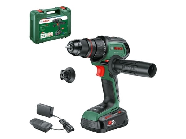 Bosch 0 603 9E2 001, Skrupistol, Pistolhåndtak, 1/2", Hurtigutløsende chuck, Svart, Grønn, Børsteløs