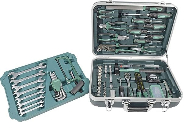 Brüder Mannesmann M29089 Tee-se-itse-työkalulaatikko, varustelu 108-osainen (L x S x K) 465 x 355 x 165 mm