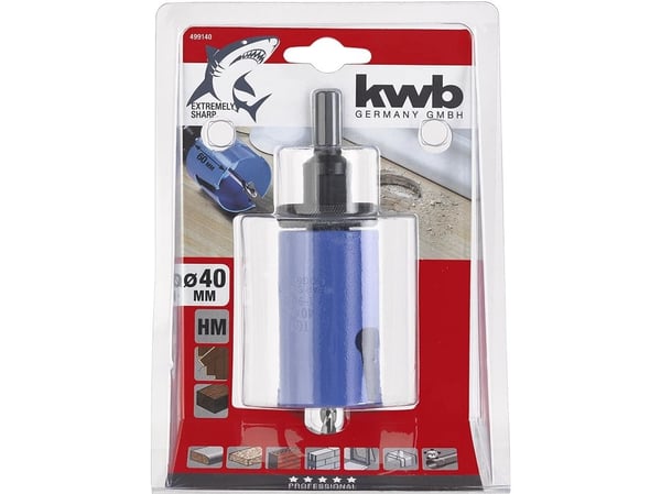kwb ?499140, Single/enkelt, Drill, Metall, 3,5 cm, 322 g, 1 stykker