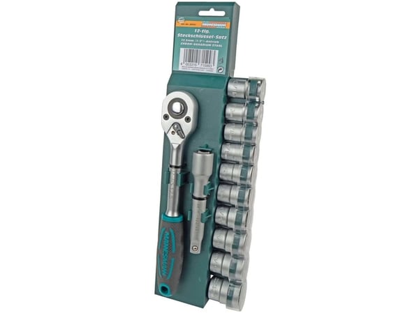 BRÜDER MANNESMANN M29111, 115 mm, 70 mm, 375 mm, 1,4 kg, 12 verktyg, B01M6UOB5M