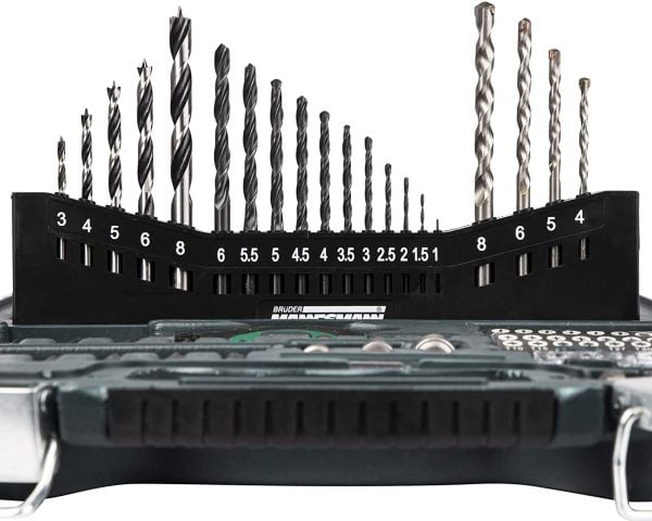 Brüder Mannesmann M54375 Mannesmann 75 dele Bor- og bit-sortiment