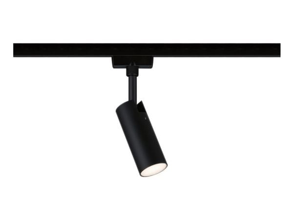 Paulmann Tubo Individual Spot, Spotlight på skinne, 1 ampuller, LED, 3000 K, 190 lm, Sort
