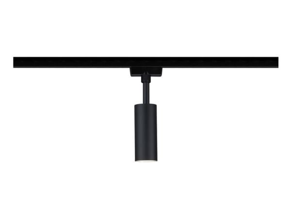 Paulmann Tubo Individual Spot, Spotlight på skinne, 1 ampuller, LED, 3000 K, 190 lm, Sort