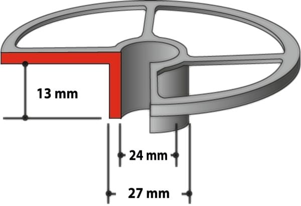 Makita 193336-5 Kopi ring 24x27x13mm RP1110C