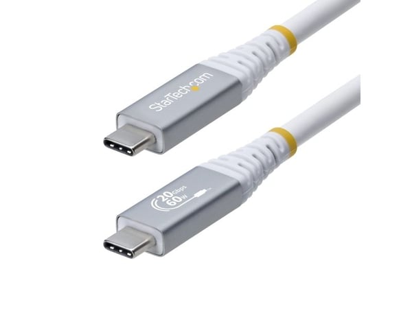 StarTech.com - USB-kaapeli - USB-C (han) til USB-C (han) - USB4 / Thunderbolt 3 / Thunderbolt 4 / Thunderbolt 4 / DisplayPort 1.4 - 3,01 m - 4K120 ...