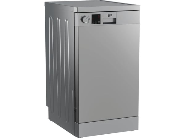 Beko DVS05030S, Frittstående, Slimline (45 cm), Sølv, Sølv, Rotasjon, Kurv
